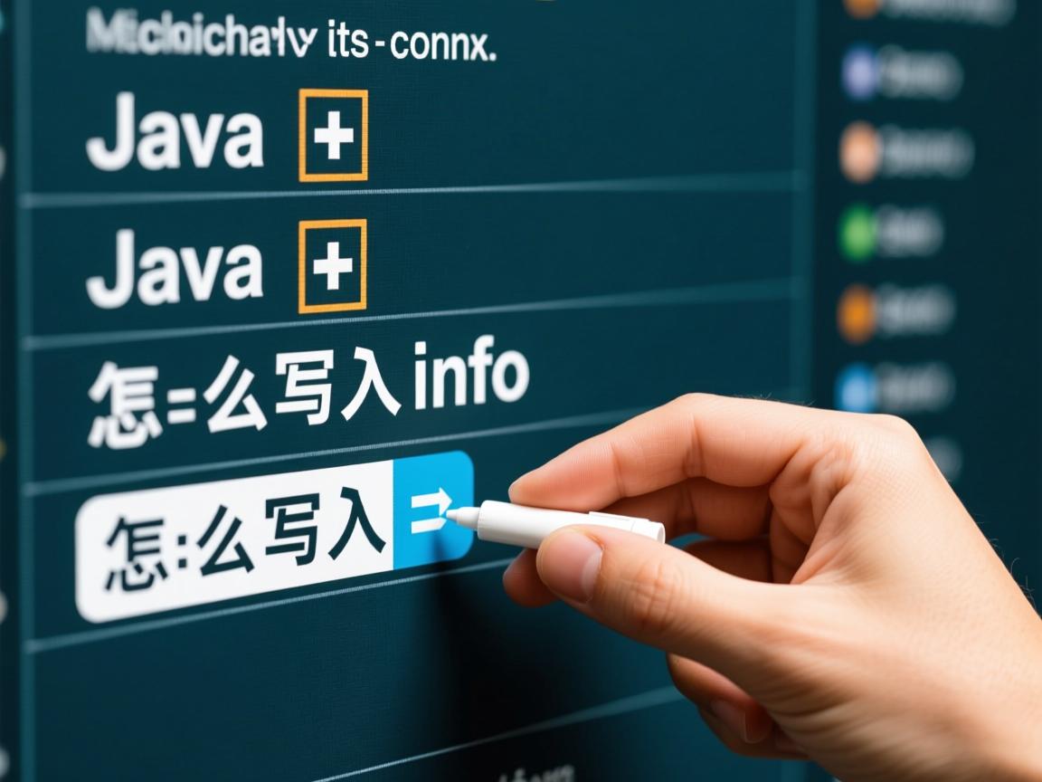 java怎么写入info 第2张 java怎么写入info 第2张