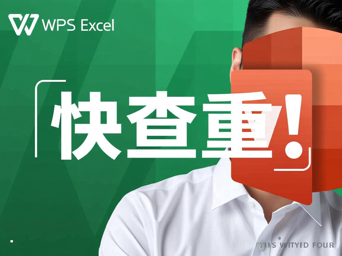 WPS Excel如何快速查重？  第1张