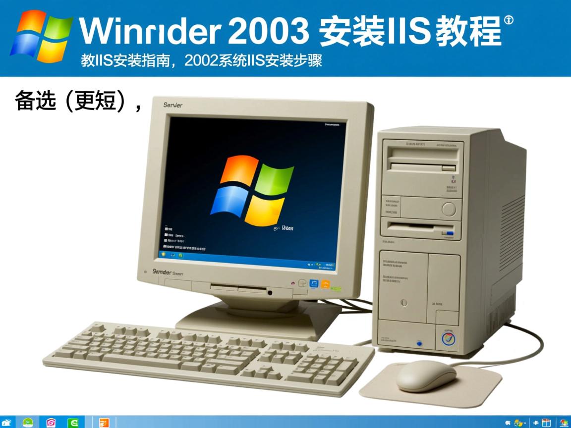 Windows Server 2003安装IIS教程,备选(更短),,Win2003 IIS安装指南,2003系统IIS安装步骤 第3张 Windows Server 2003安装IIS教程,备选(更短),,Win2003 IIS安装指南,2003系统IIS安装步骤 第3张