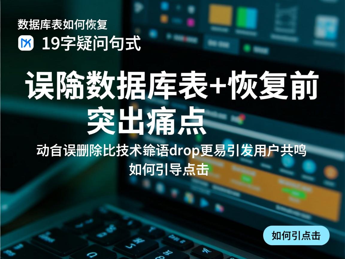 误删数据库表如何恢复?,(优化说明,19字疑问句式,核心关键词误删数据库表+恢复前置突出痛点,动词误删比技术术语drop更易引发用户共鸣,如何引导点击) 第2张 误删数据库表如何恢复?,(优化说明,19字疑问句式,核心关键词误删数据库表+恢复前置突出痛点,动词误删比技术术语drop更易引发用户共鸣,如何引导点击) 第2张