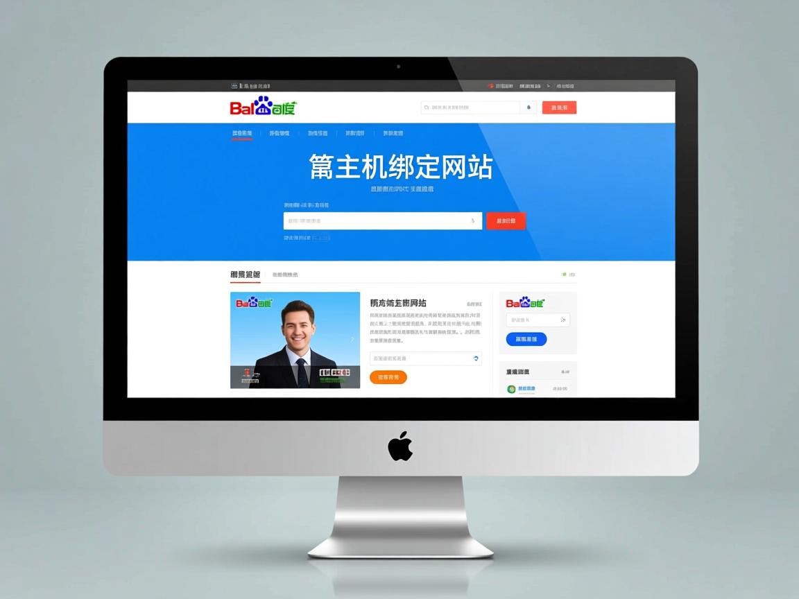 百度虚拟主机绑定子网站  第1张