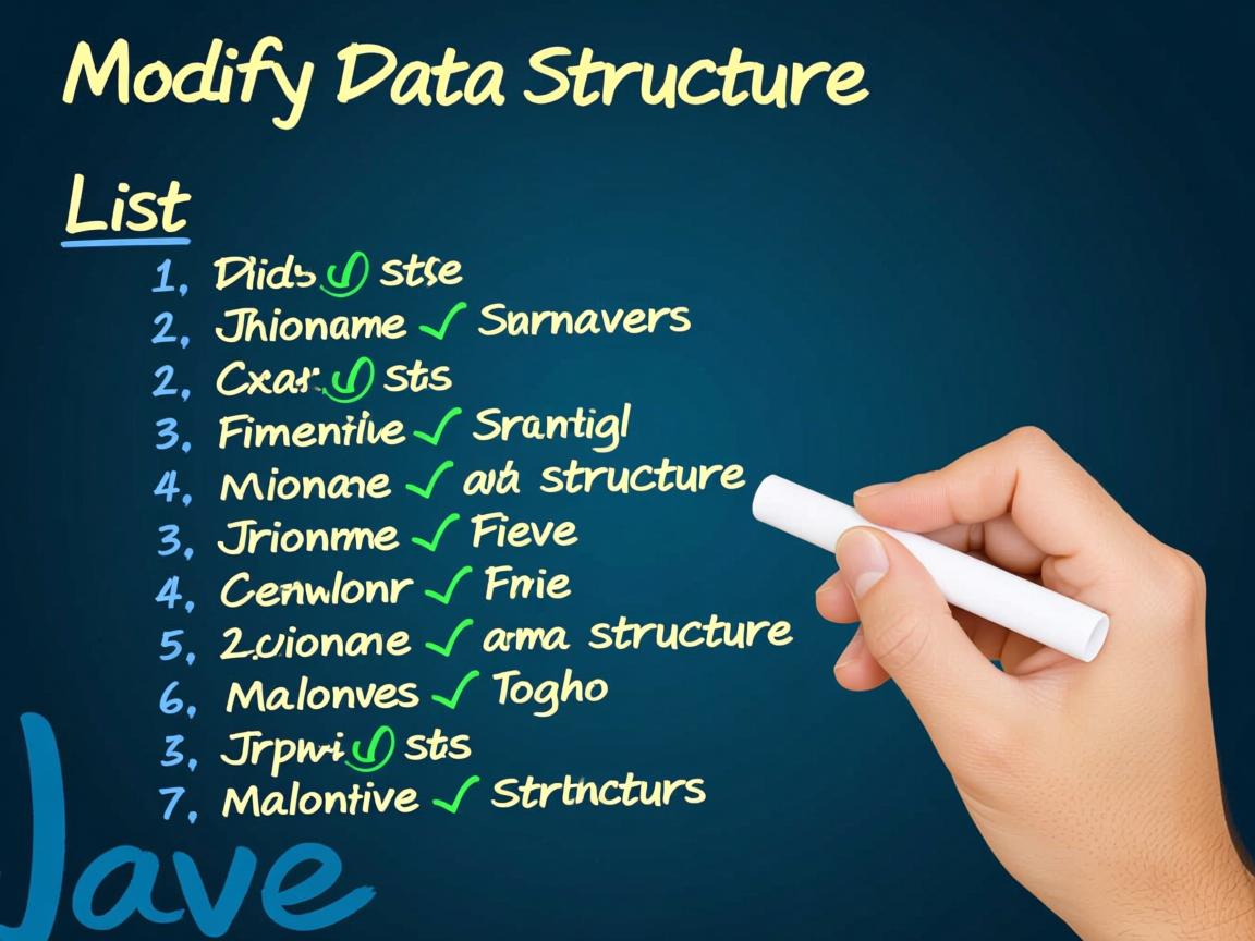 Java List如何修改数据结构? 第3张 Java List如何修改数据结构? 第3张
