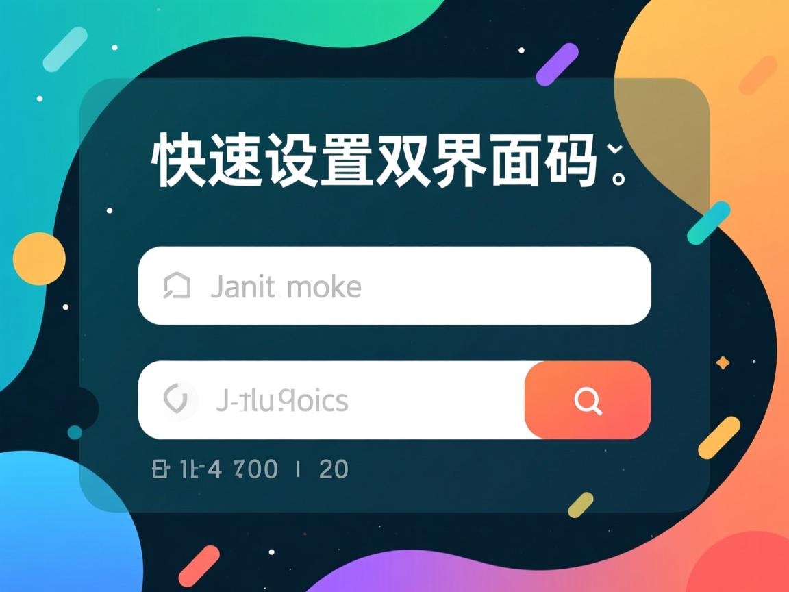 Java如何快速设置双界面密码? 第3张 Java如何快速设置双界面密码? 第3张