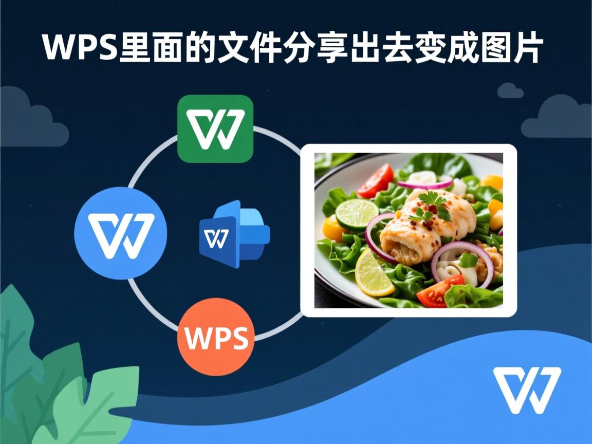 为什么wps里面的文件分享出去变成图片  第2张
