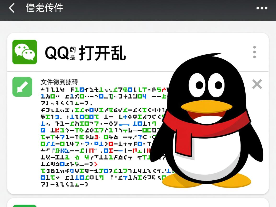 为什么微信文件传到qq打开是乱码 第2张 为什么微信文件传到qq打开是乱码 第2张