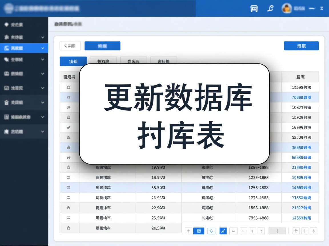 怎么更新数据库数据库表 第2张 怎么更新数据库数据库表 第2张