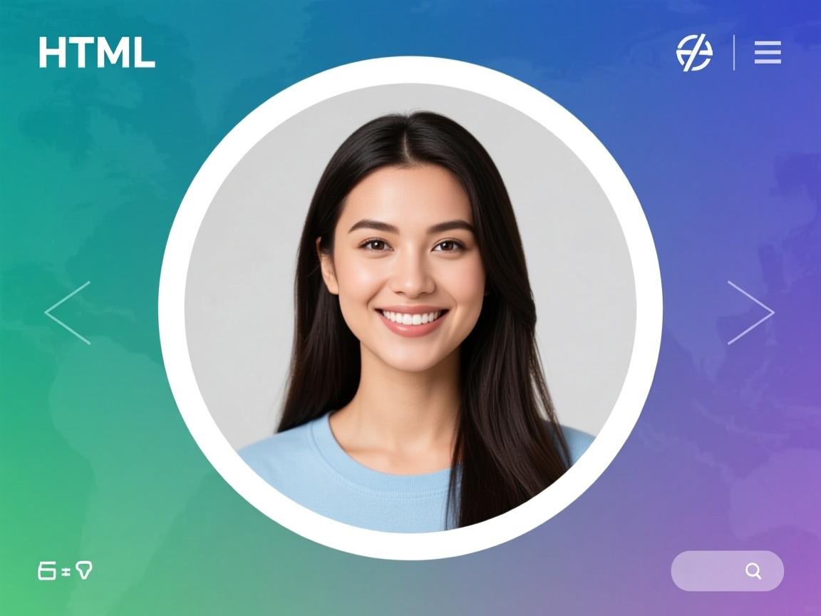 如何用HTML快速制作圆形图片？