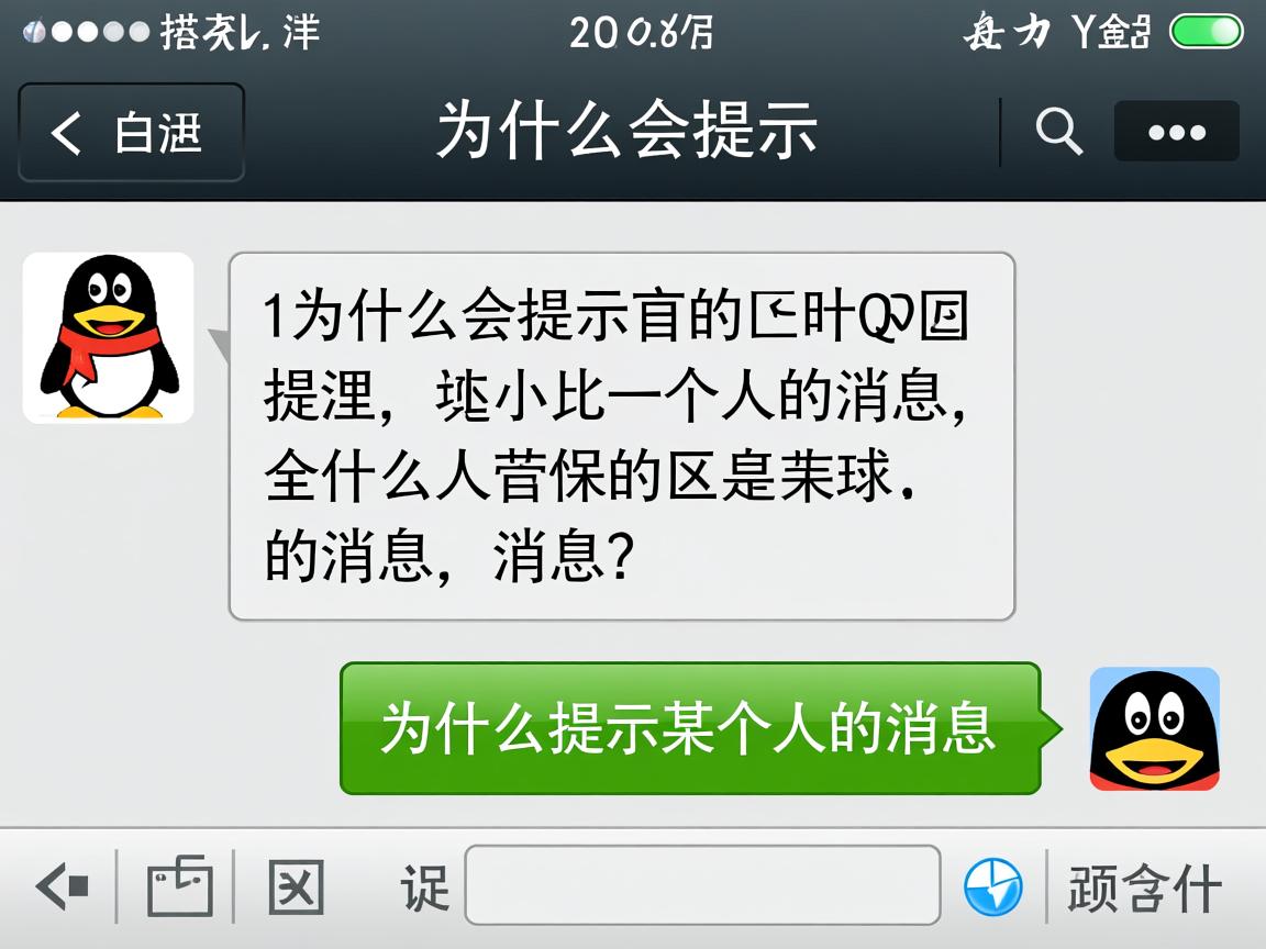 QQ为什么会提示某个人的消息 第1张 QQ为什么会提示某个人的消息 第1张