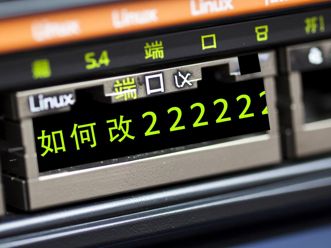 linux端口如何改22222 第3张 linux端口如何改22222 第3张