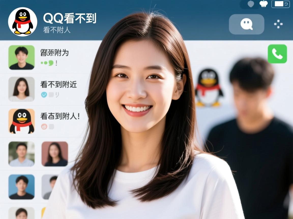 我的qq为什么看不到附近的人  第2张