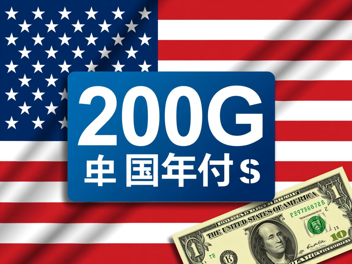 美国虚拟主机200G年付美元