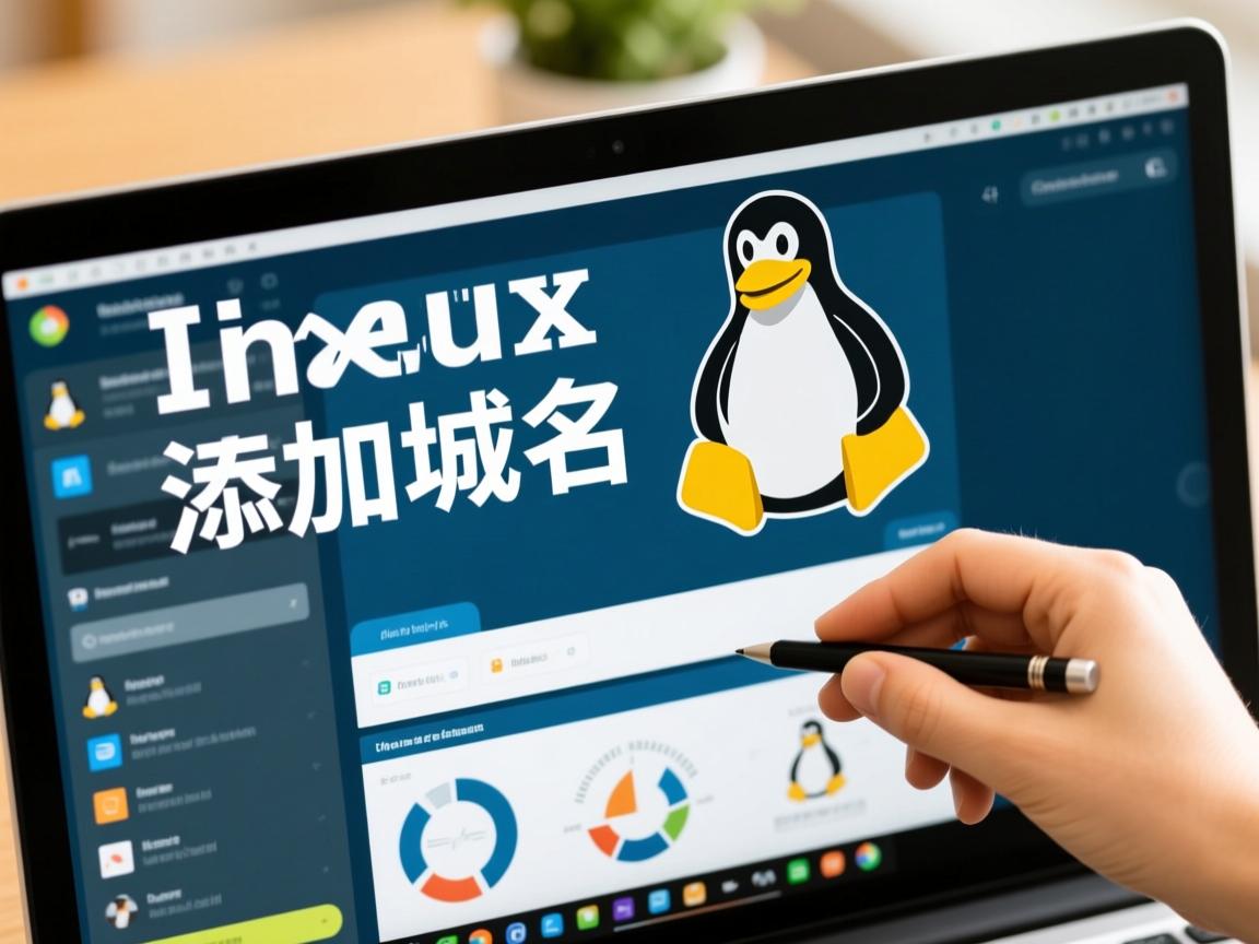 linux如何添加域名