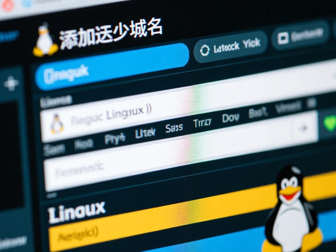 linux如何添加域名 第3张 linux如何添加域名 第3张