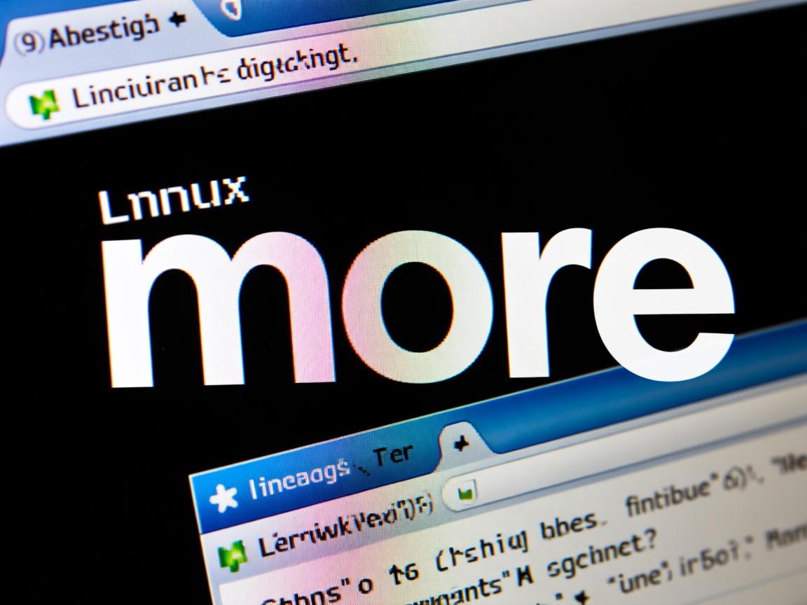 如何在linux中more 第2张 如何在linux中more 第2张