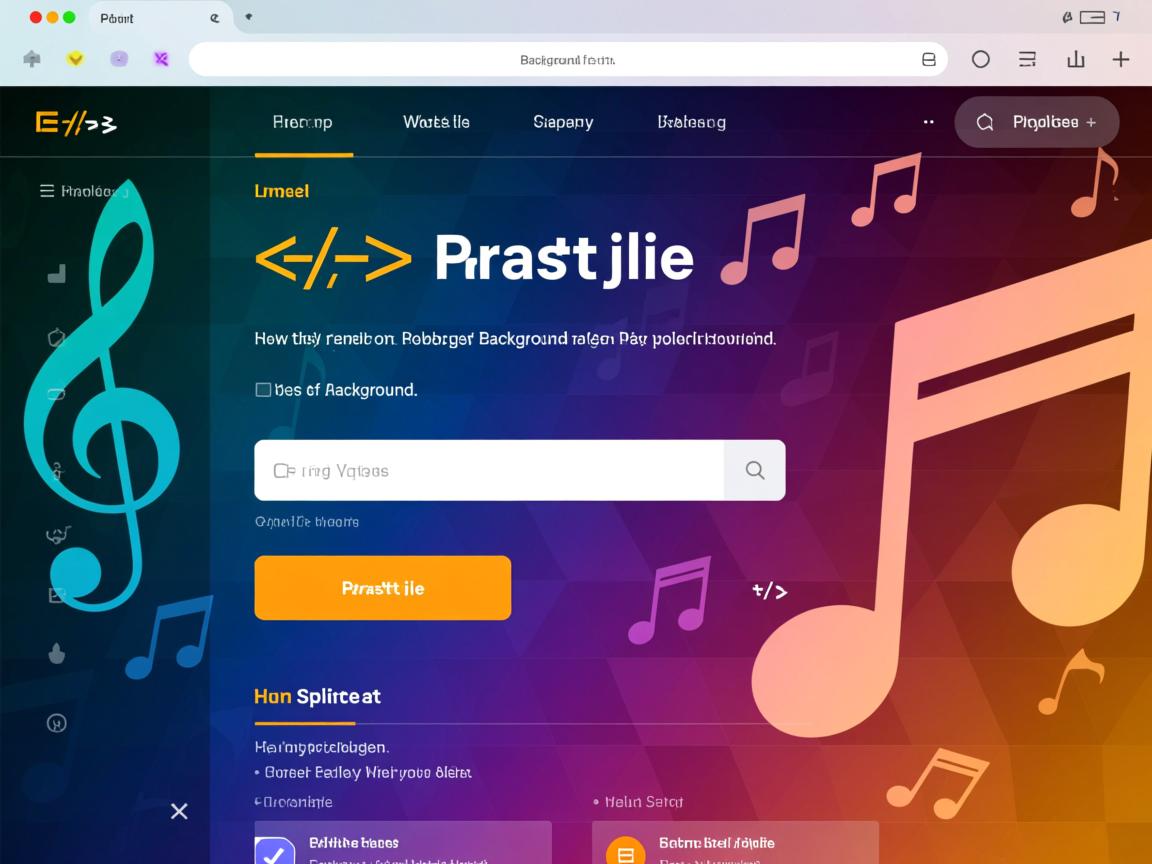 HTML如何为网页添加背景音乐? 第2张 HTML如何为网页添加背景音乐? 第2张