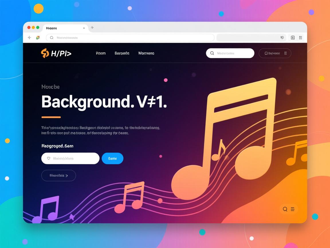 HTML如何为网页添加背景音乐? 第3张 HTML如何为网页添加背景音乐? 第3张