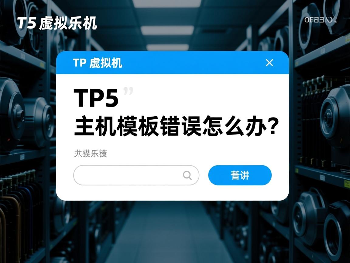 TP5虚拟主机模板错误怎么办? 第3张 TP5虚拟主机模板错误怎么办? 第3张