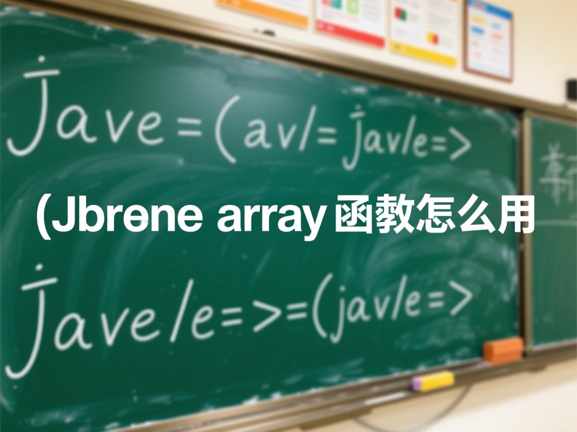 java array函数怎么用 第2张 java array函数怎么用 第2张