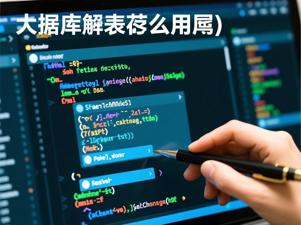 sql数据库表怎么用代码 第3张 sql数据库表怎么用代码 第3张