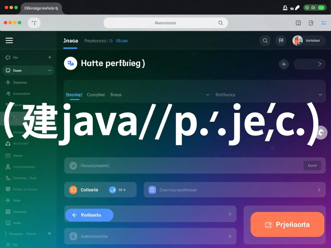 怎么创建java project