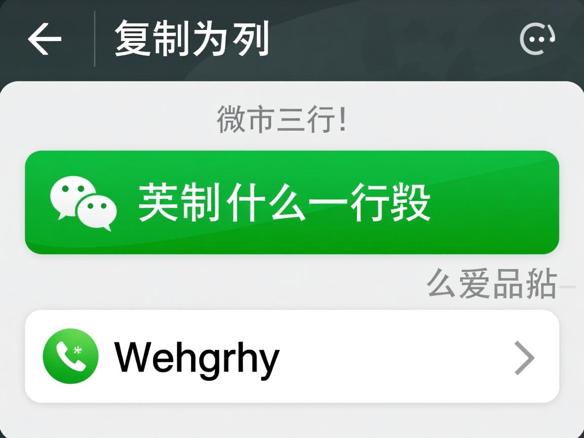 微信复制为什么显示一行  第2张