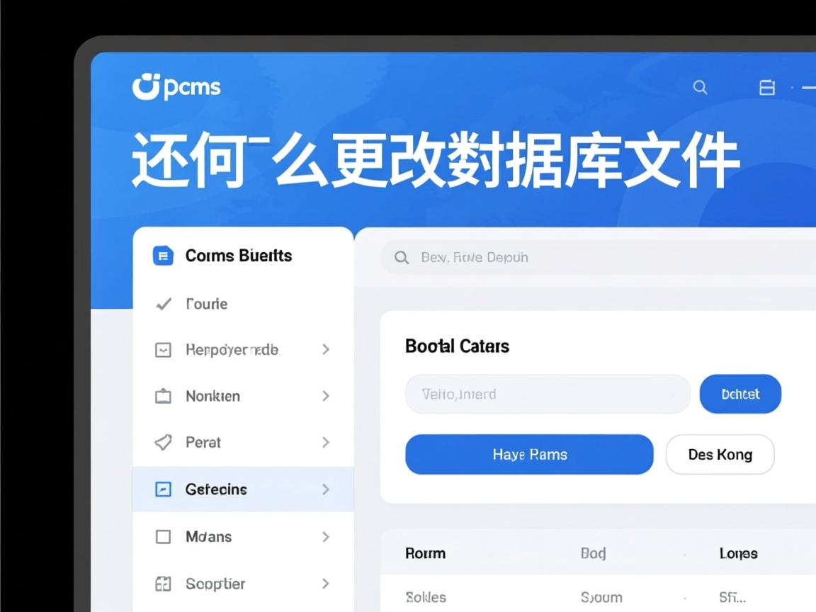 phpcms怎么更改数据库文件  第3张