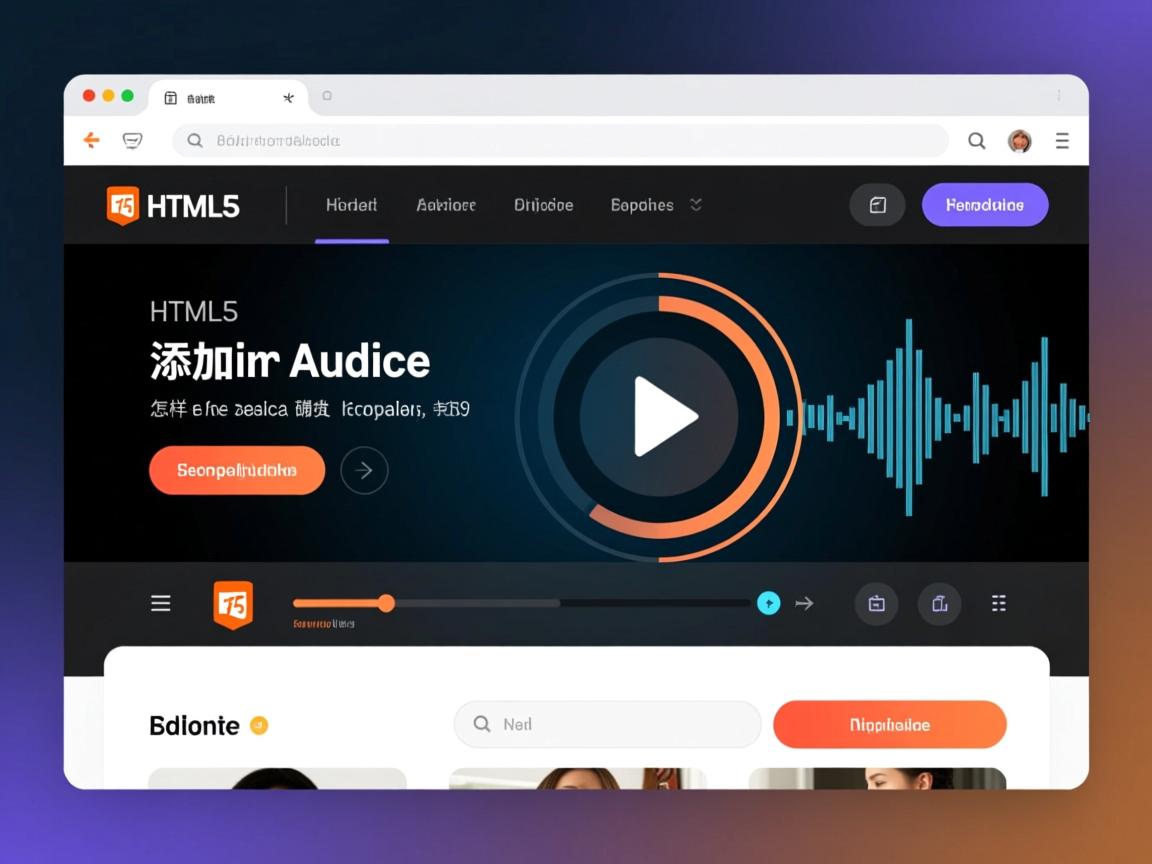 网页如何添加音频?,HTML5音频怎么嵌入?,怎样在网页播放音频? 第3张 网页如何添加音频?,HTML5音频怎么嵌入?,怎样在网页播放音频? 第3张