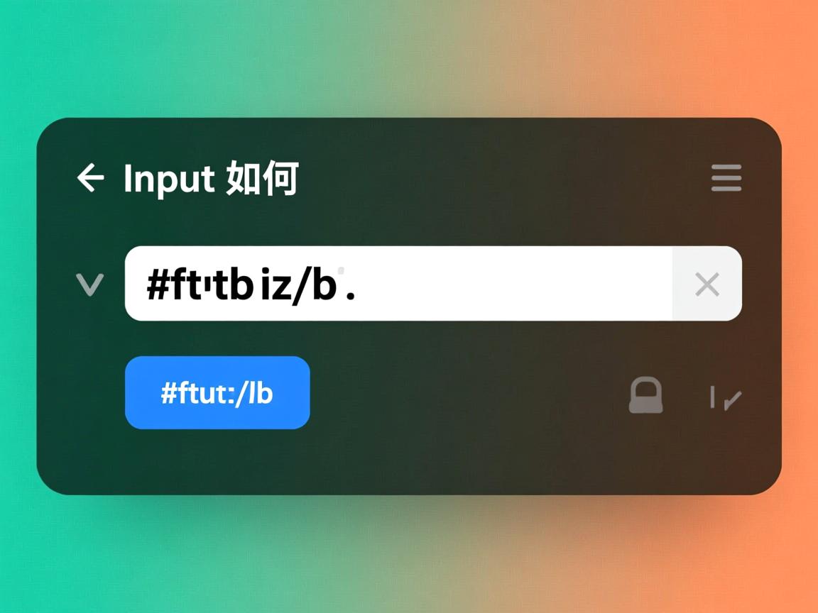 html中iput中如何  第3张