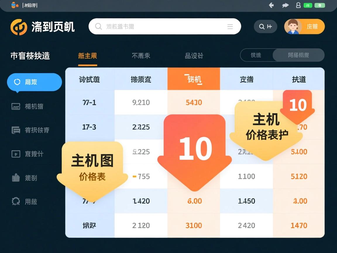 哪里找虚拟主机价格表图  第1张