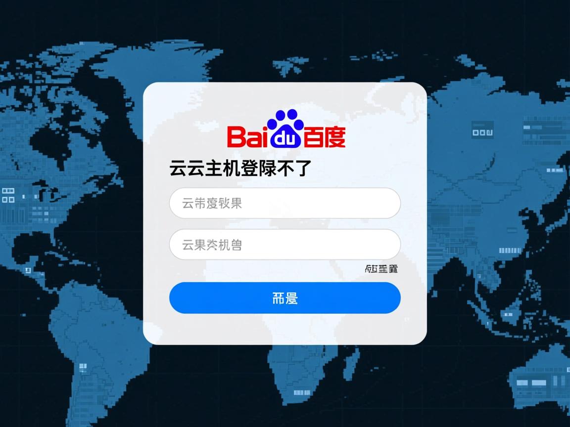 百度云虚拟主机登陆不了