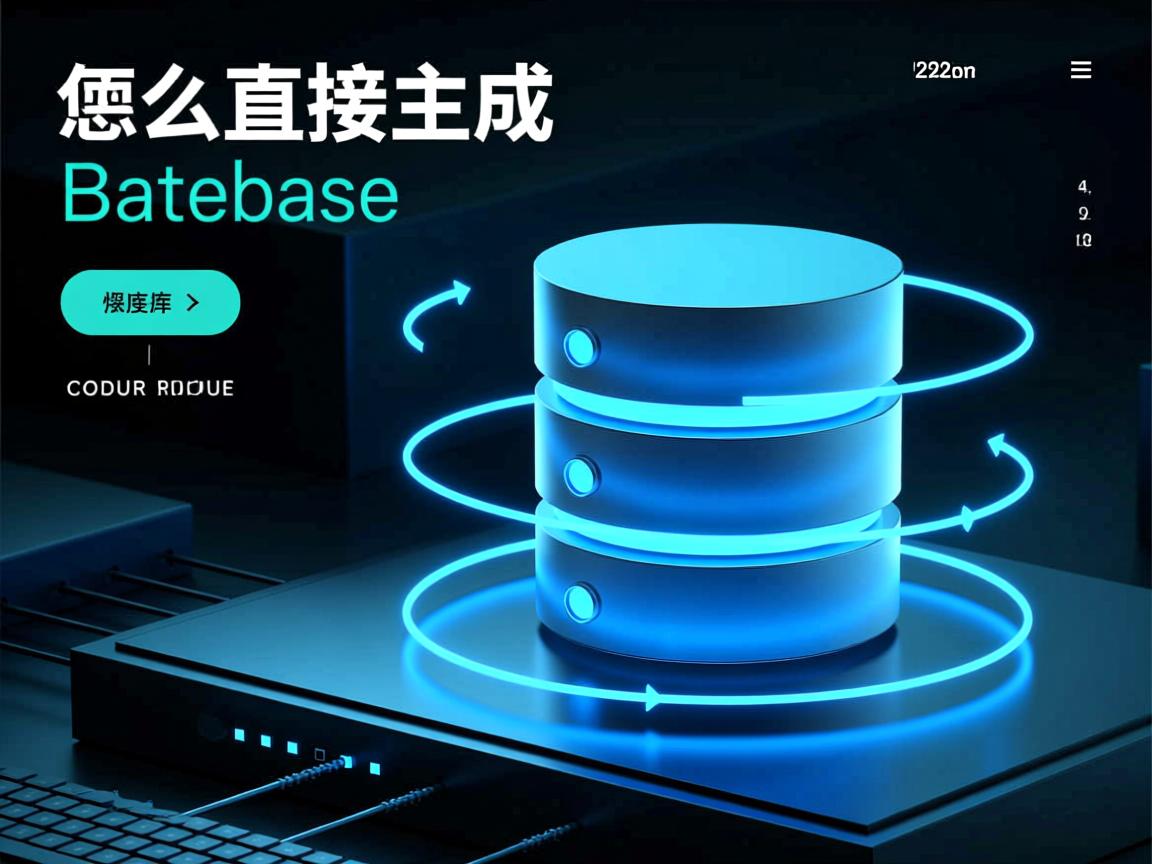 怎么直接生成数据库 第2张 怎么直接生成数据库 第2张