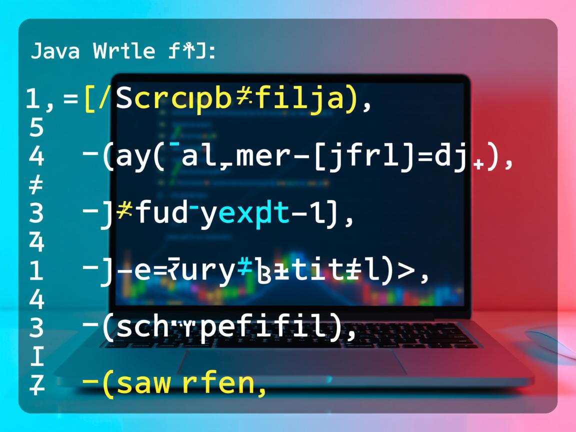 怎么用java写脚本文件  第3张