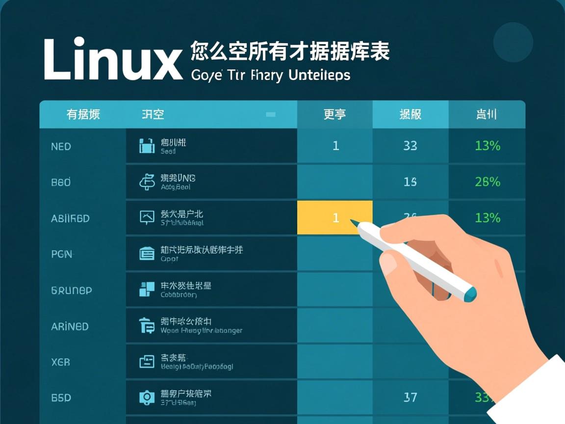 linux怎么清空所有数据库表 第1张 linux怎么清空所有数据库表 第1张