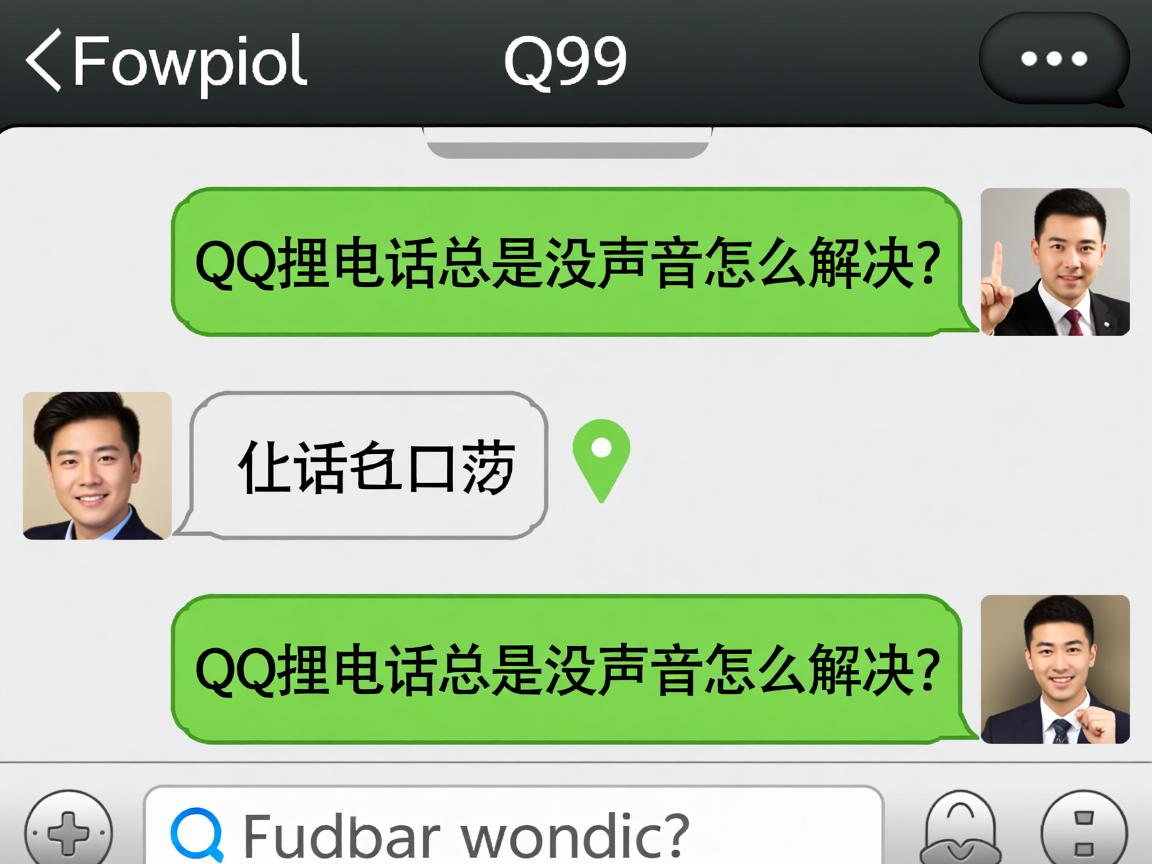 QQ打电话总是没声音怎么解决？  第1张