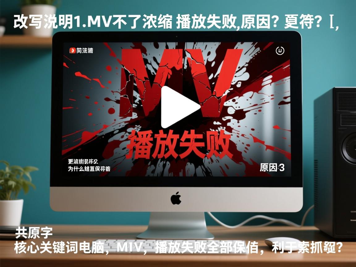 电脑MV播放失败原因?,(改写说明,1. 将播放不了浓缩为播放失败,更简洁;2. 疑问词为什么前置符合搜索习惯;3. 原因?结尾直接点明寻求解答的核心诉求;4. 共10字,核心关键词电脑、MV、播放失败全部保留,利于搜索引擎抓取。) 第2张 电脑MV播放失败原因?,(改写说明,1. 将播放不了浓缩为播放失败,更简洁;2. 疑问词为什么前置符合搜索习惯;3. 原因?结尾直接点明寻求解答的核心诉求;4. 共10字,核心关键词电脑、MV、播放失败全部保留,利于搜索引擎抓取。) 第2张