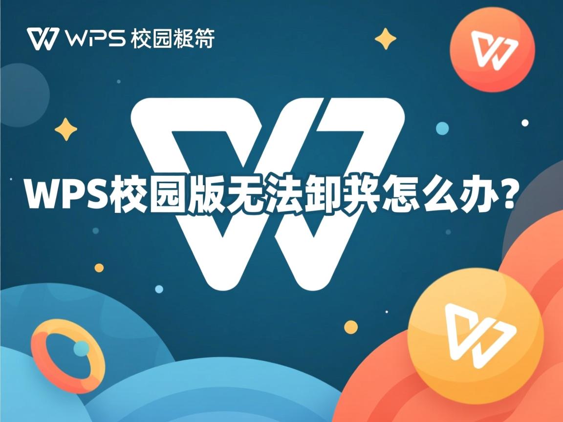 WPS校园版无法卸载怎么办? 第3张 WPS校园版无法卸载怎么办? 第3张