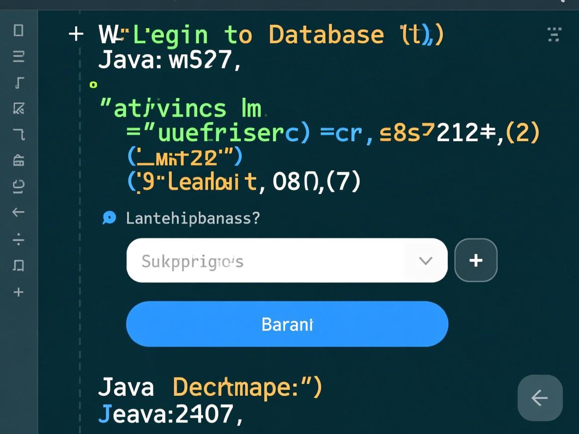 java登录到数据库代码怎么写 第2张 java登录到数据库代码怎么写 第2张