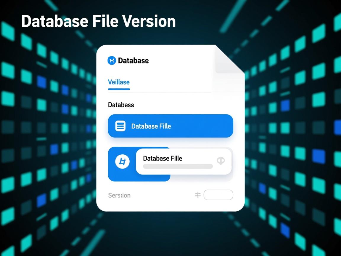 怎么看数据库文件版本  第1张