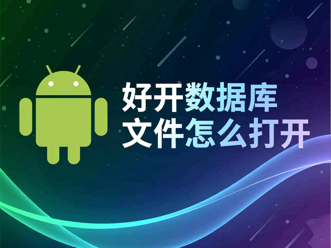 安卓 打开数据库文件怎么打开 第3张 安卓 打开数据库文件怎么打开 第3张