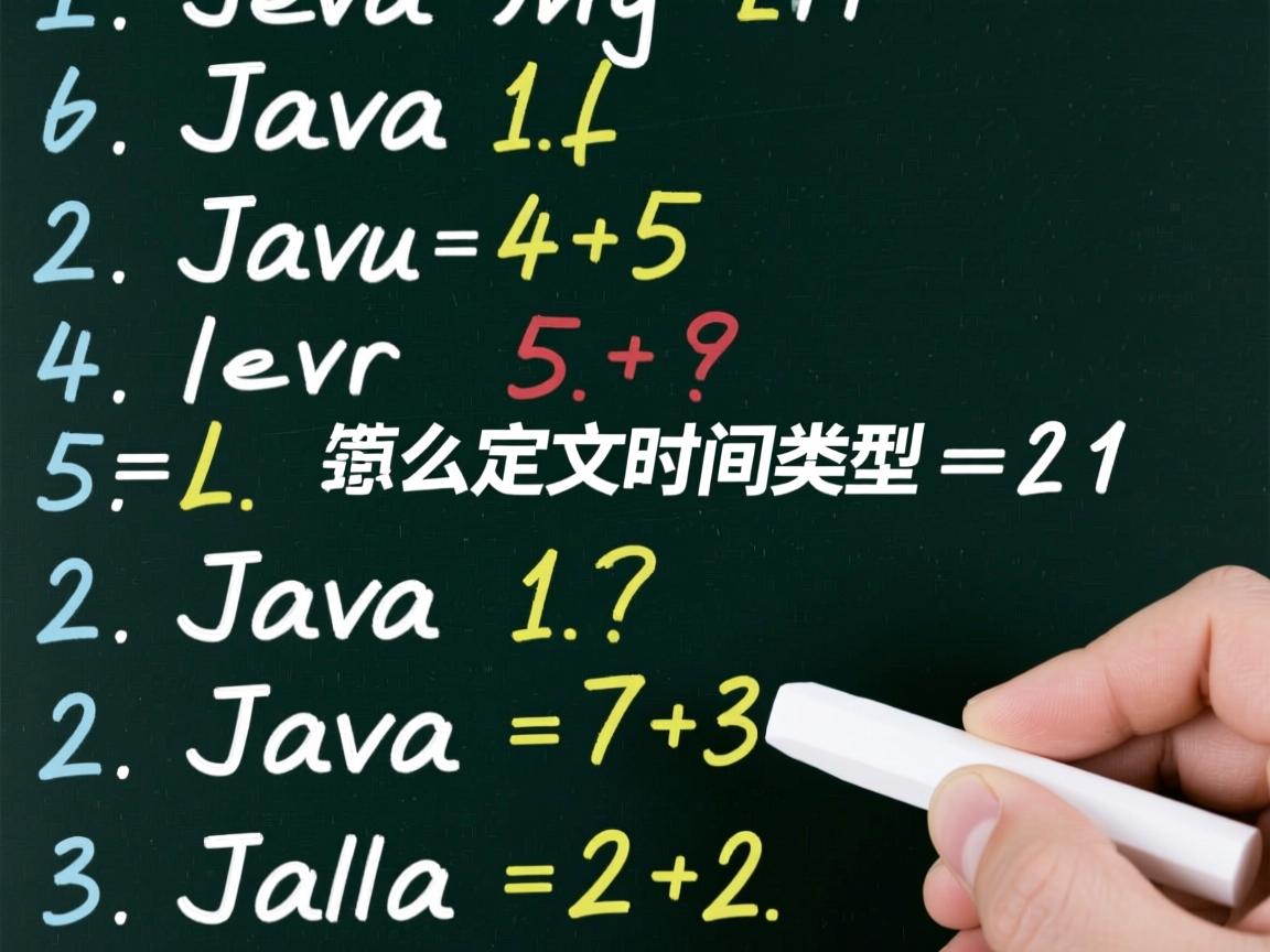 java中怎么定义时间类型 第1张 java中怎么定义时间类型 第1张