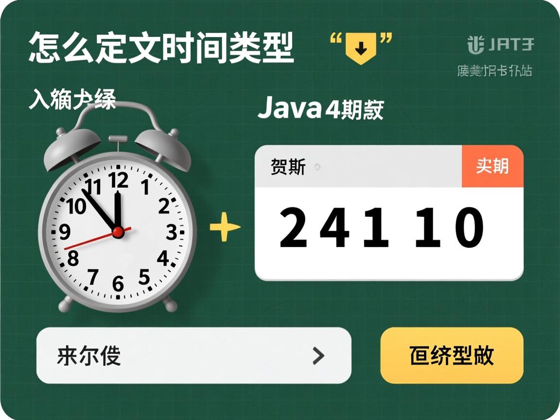 java中怎么定义时间类型 第2张 java中怎么定义时间类型 第2张
