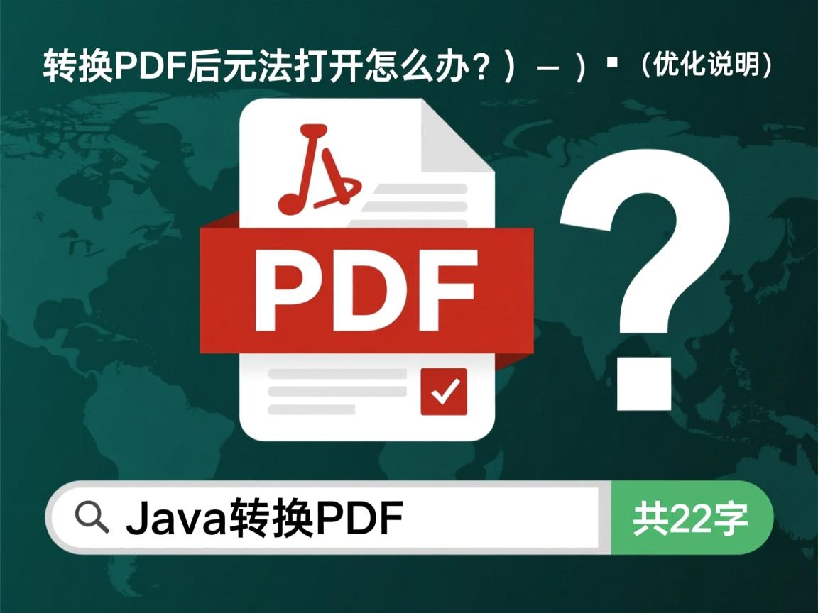 Java转换PDF后无法打开怎么办?,(优化说明,聚焦无法打开痛点吸引点击,保留核心关键词Java转换PDF,疑问句式符合搜索习惯,共22字) 第2张 Java转换PDF后无法打开怎么办?,(优化说明,聚焦无法打开痛点吸引点击,保留核心关键词Java转换PDF,疑问句式符合搜索习惯,共22字) 第2张