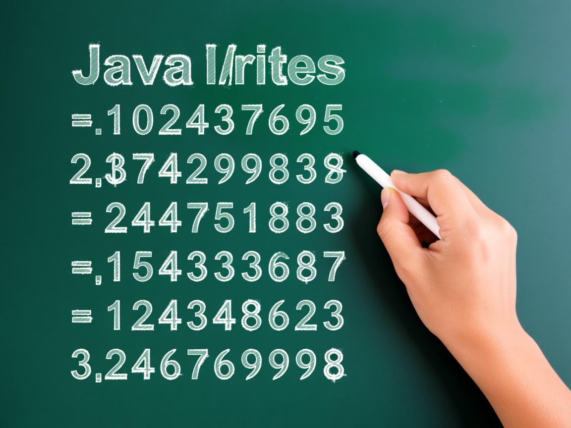 如何在Java中编写等差数列？