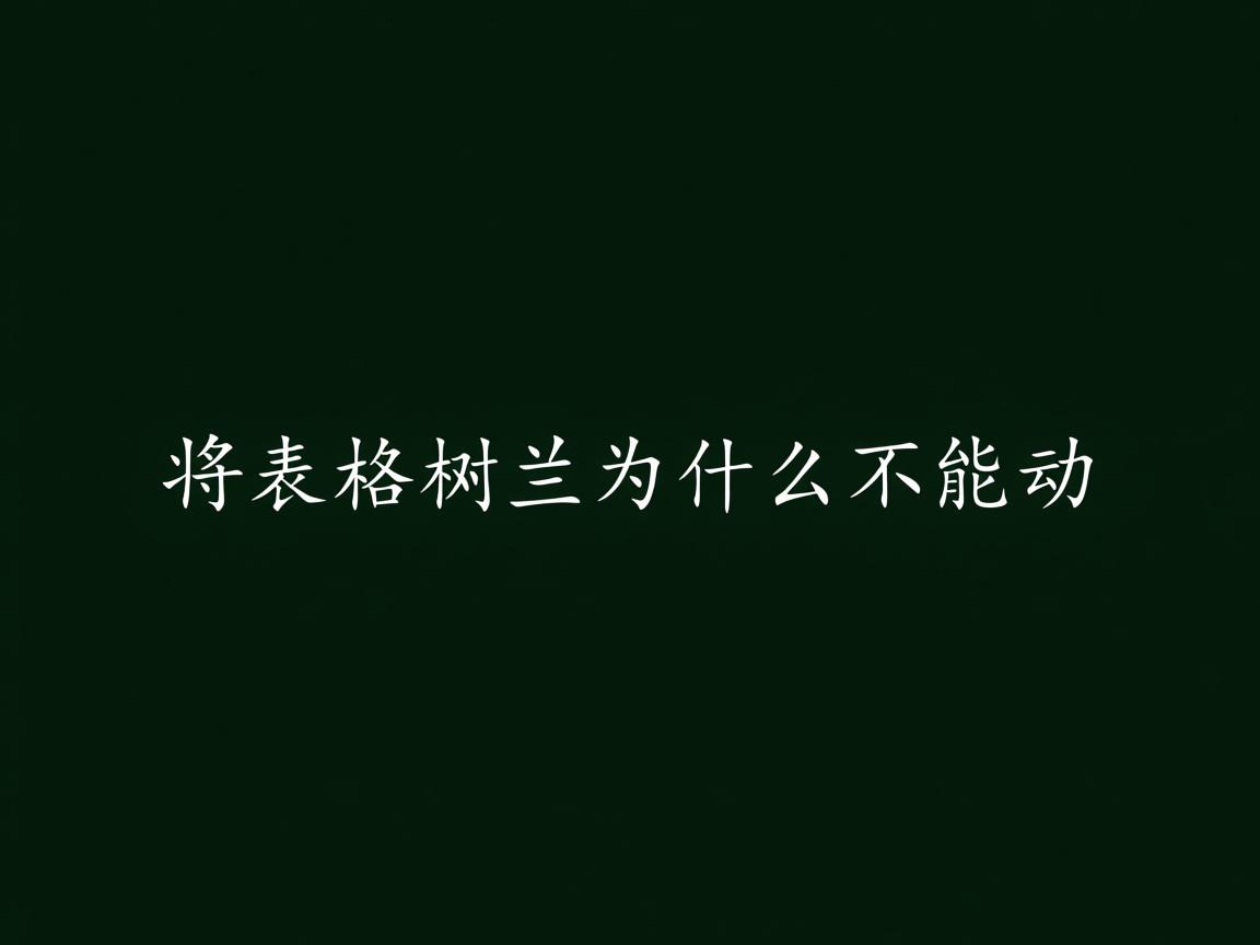 word将表格的列为什么不能动 第3张 word将表格的列为什么不能动 第3张