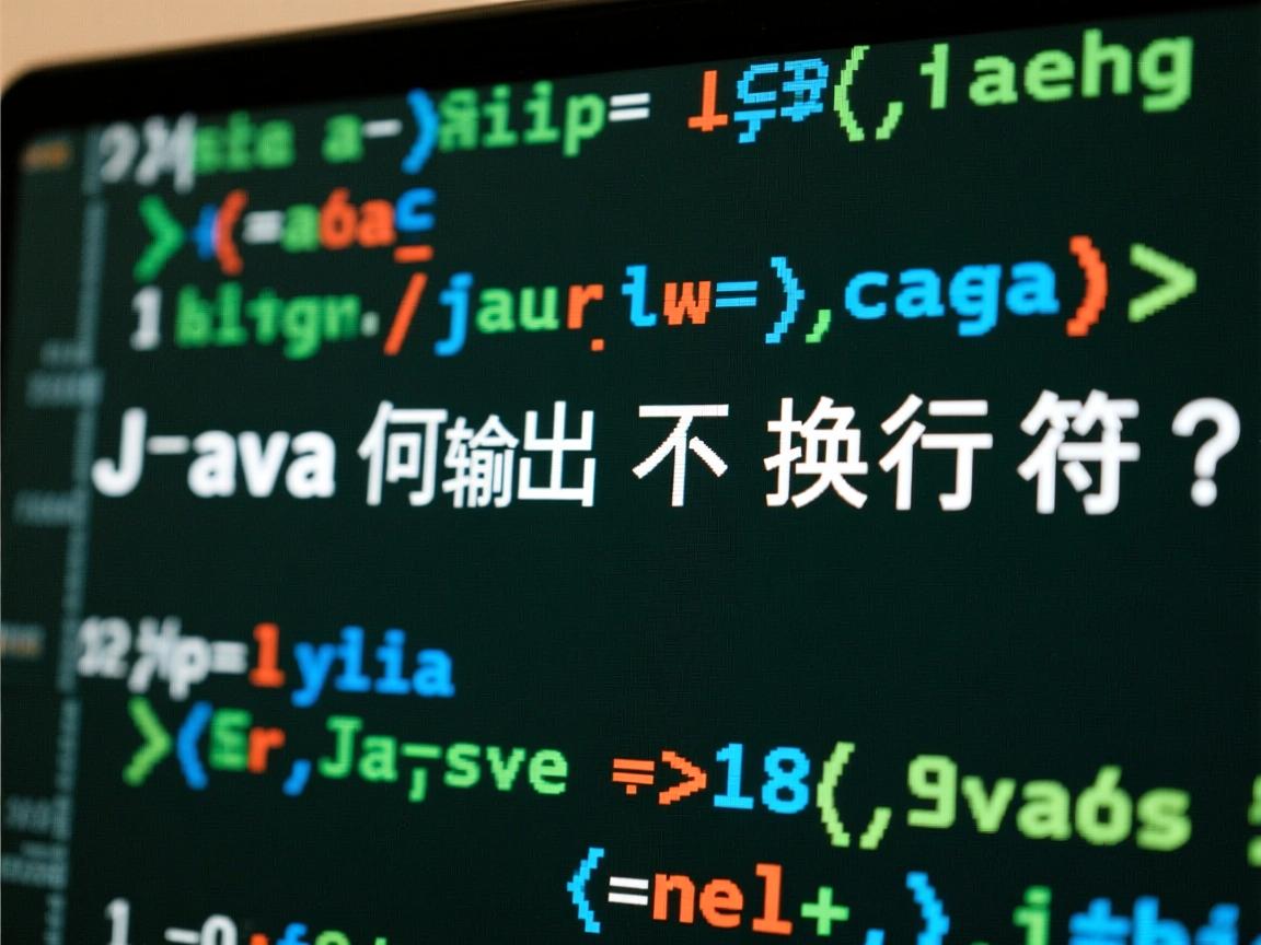 Java如何输出不换行符？