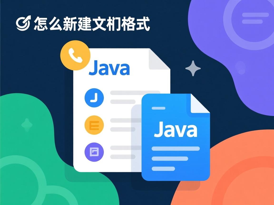 java中怎么新建文档格式 第1张 java中怎么新建文档格式 第1张