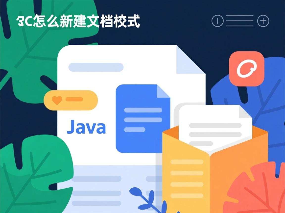 java中怎么新建文档格式 第2张 java中怎么新建文档格式 第2张