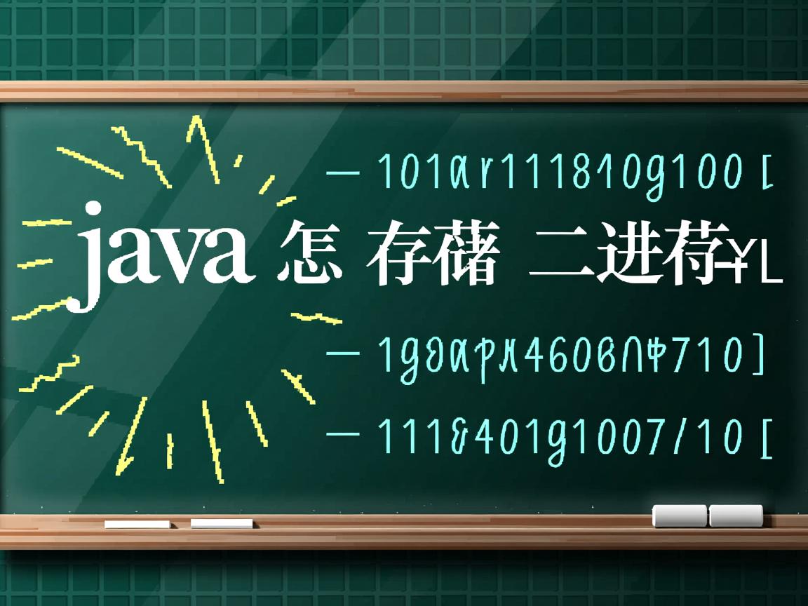 java中怎么存储二进制 第1张 java中怎么存储二进制 第1张
