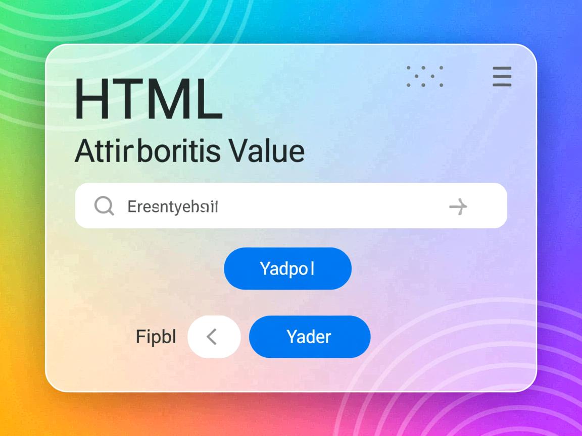 如何快速修改HTML元素属性值? 第1张 如何快速修改HTML元素属性值? 第1张