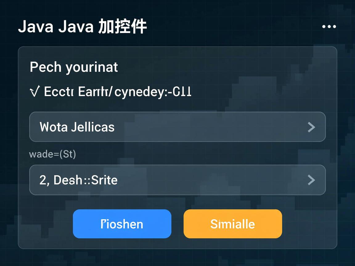 怎么在java中加控件 第1张 怎么在java中加控件 第1张